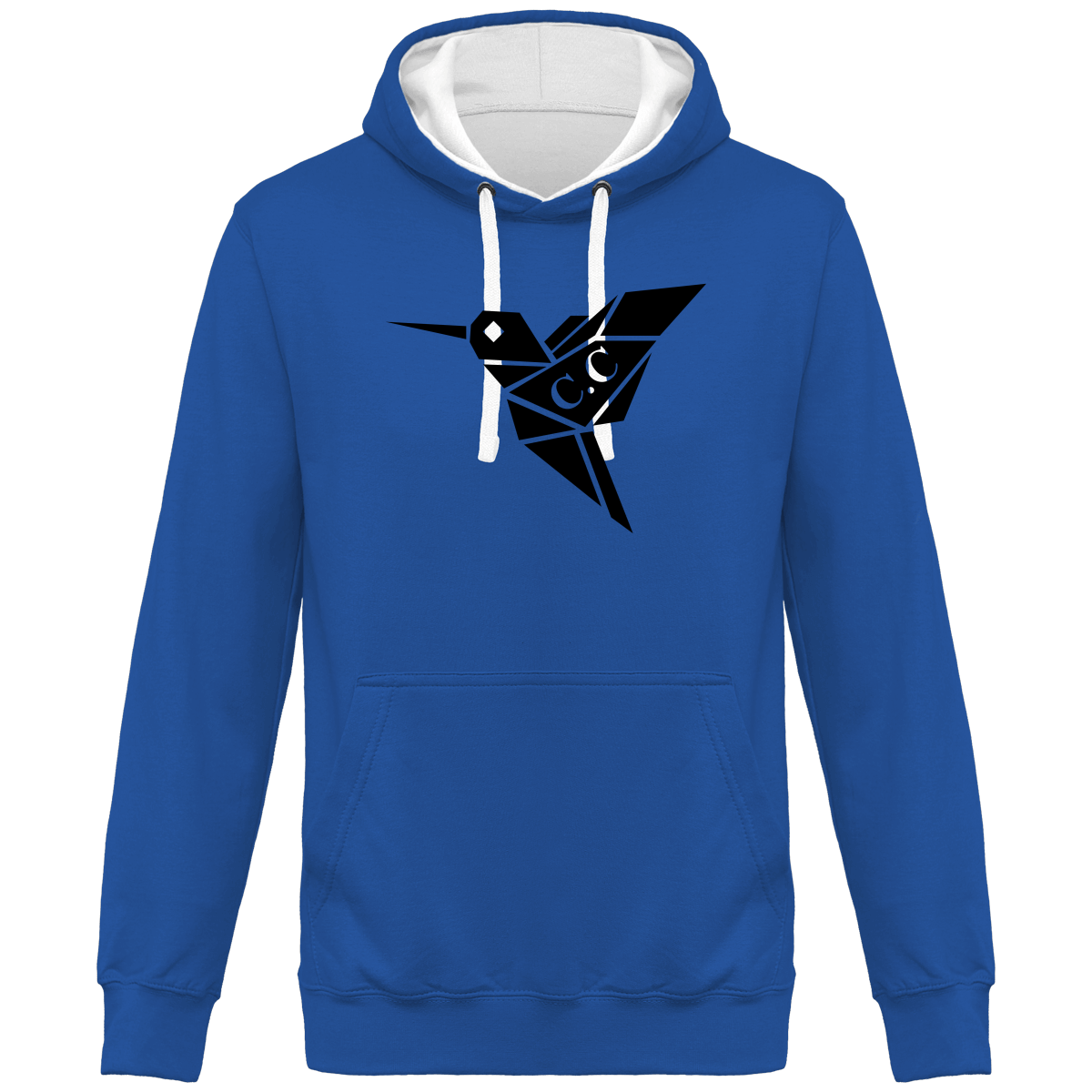 Sweat à Capuche Bicolore Unisexe C.C Classik