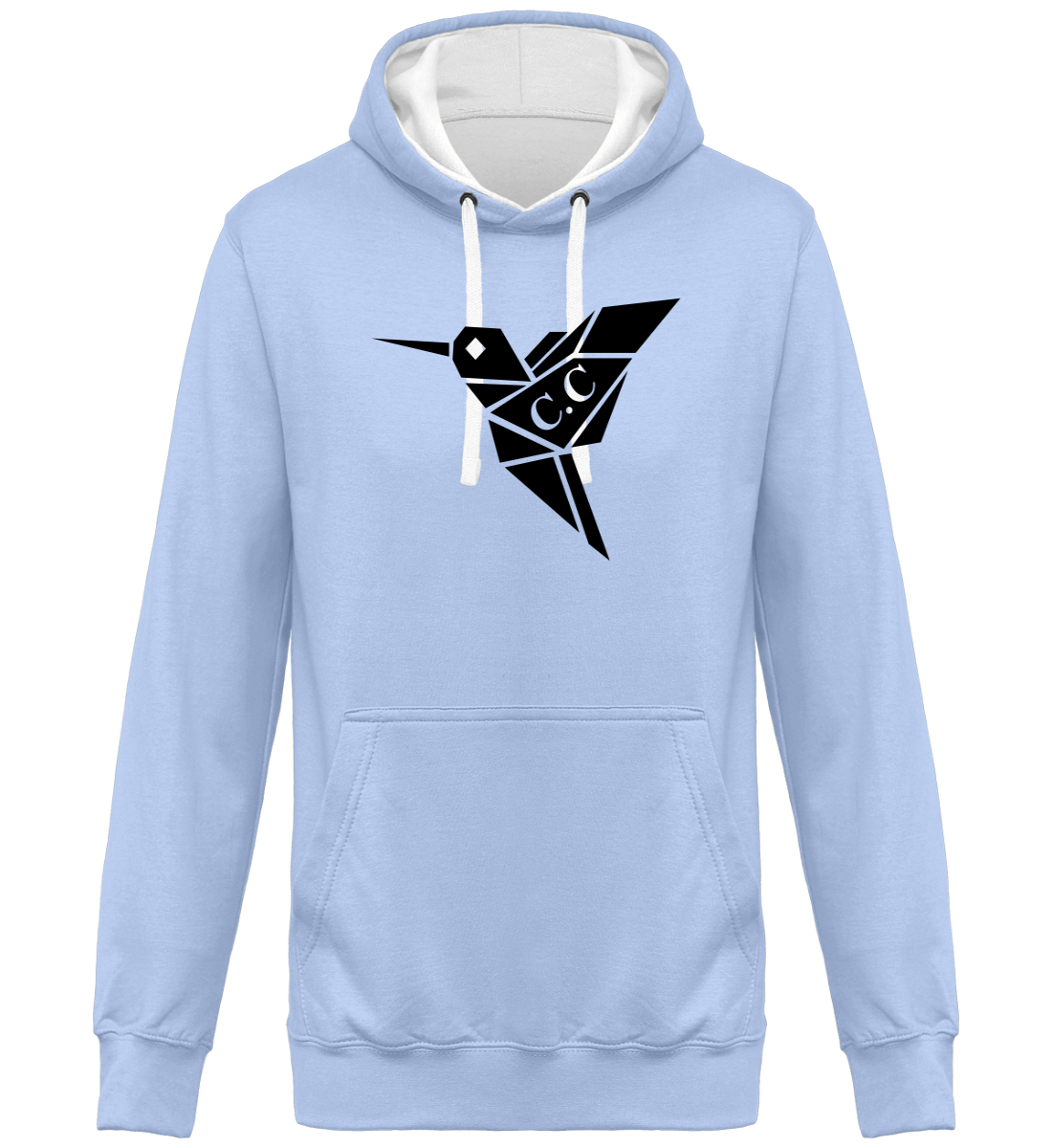 Sweat à Capuche Bicolore Unisexe C.C Classik