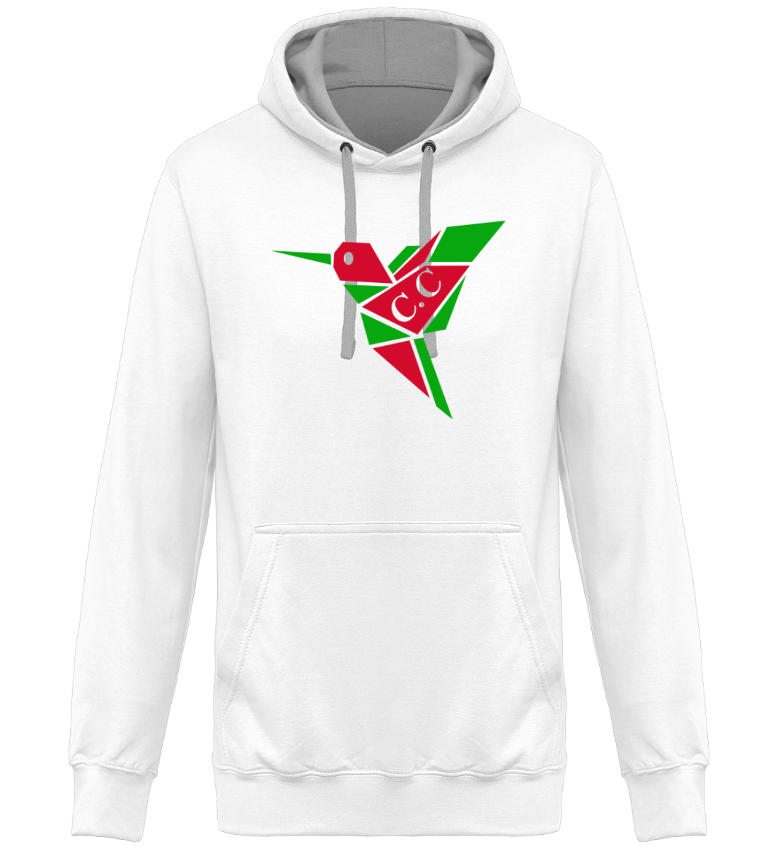 Sweat à Capuche Bicolore Unisexe C.C Nwèl