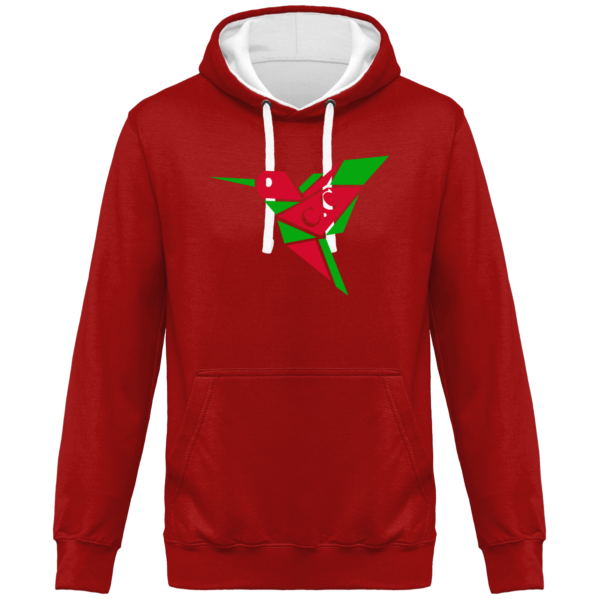 Sweat à Capuche Bicolore Unisexe C.C Nwèl