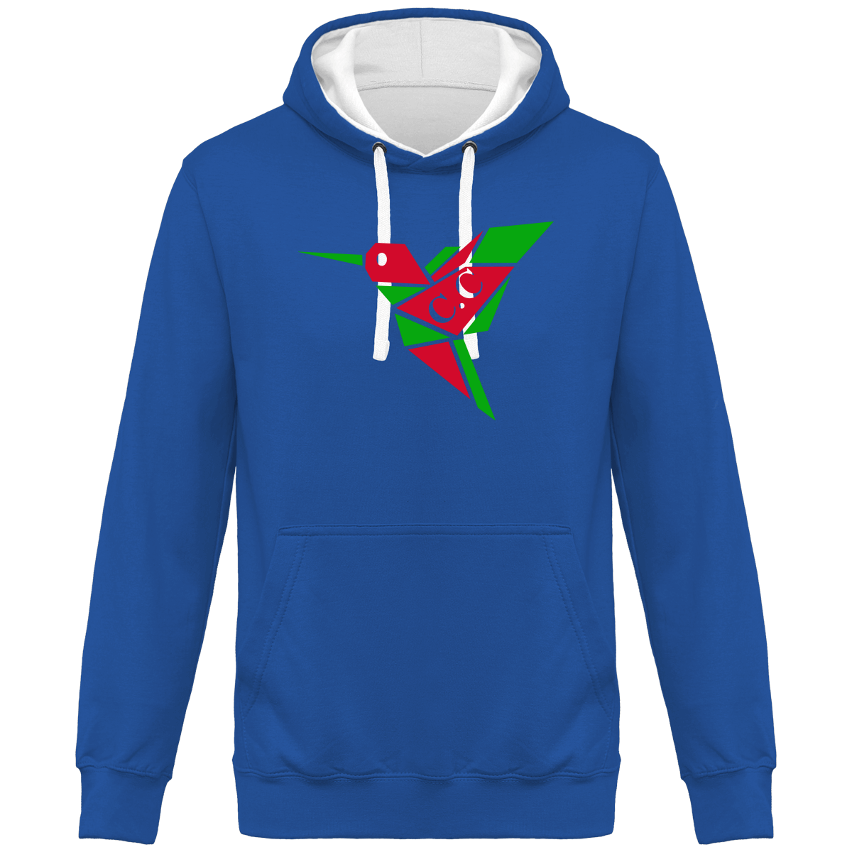 Sweat à Capuche Bicolore Unisexe C.C Nwèl
