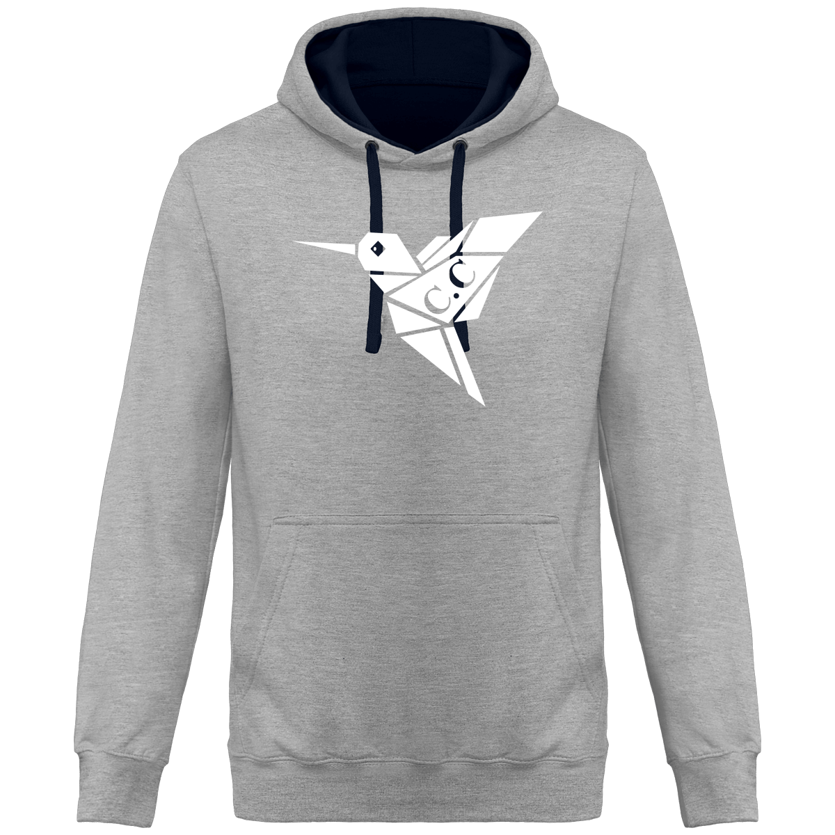 Sweat à Capuche Bicolore Unisexe C.C Frozen
