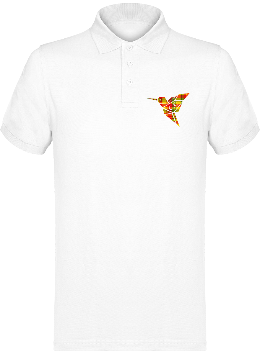 Polo unisexe Colibri Madras Sunshine