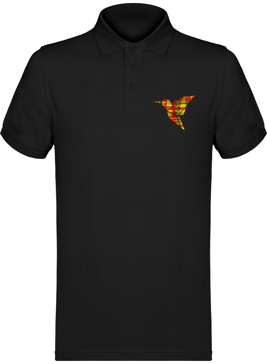 Polo unisexe Colibri Madras Sunshine