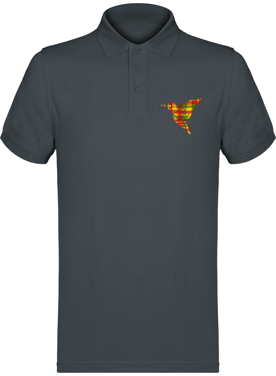 Polo unisexe Colibri Madras Sunshine