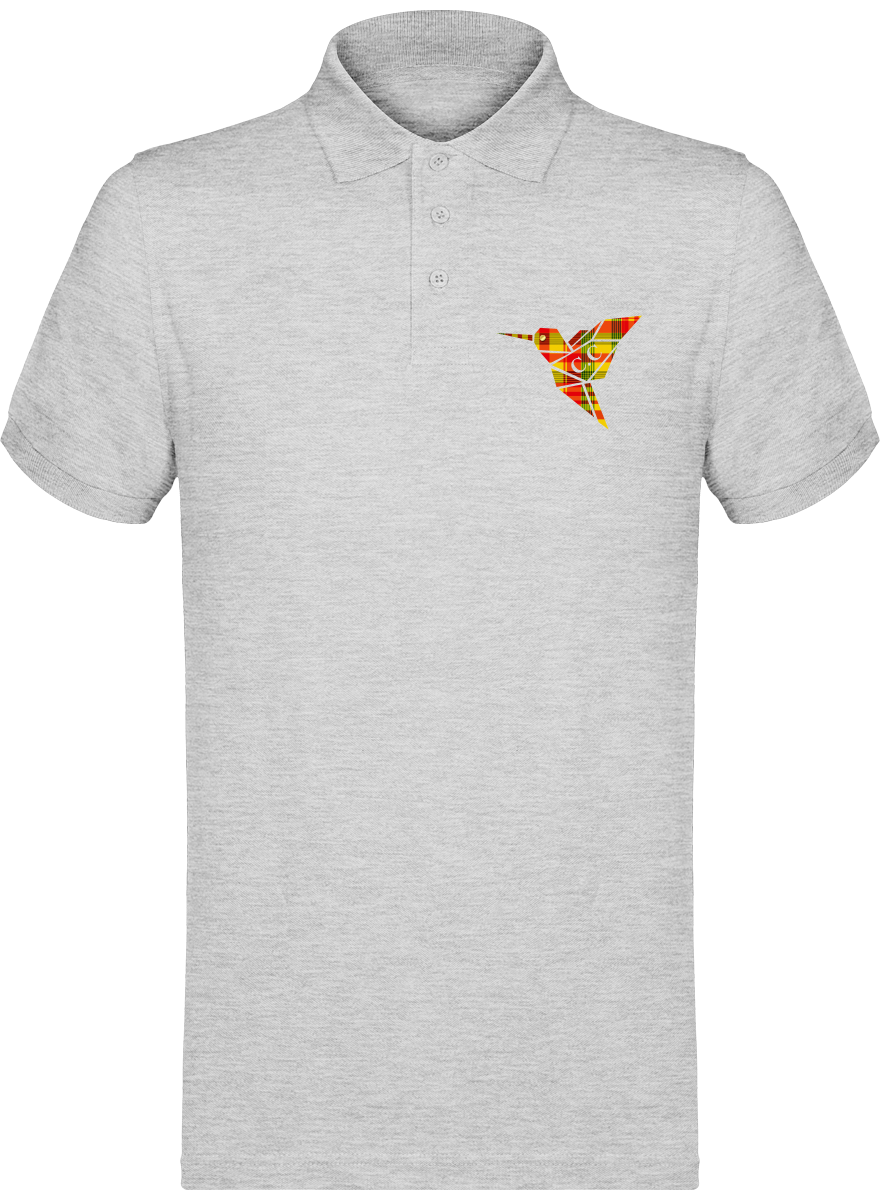 Polo unisexe Colibri Madras Sunshine