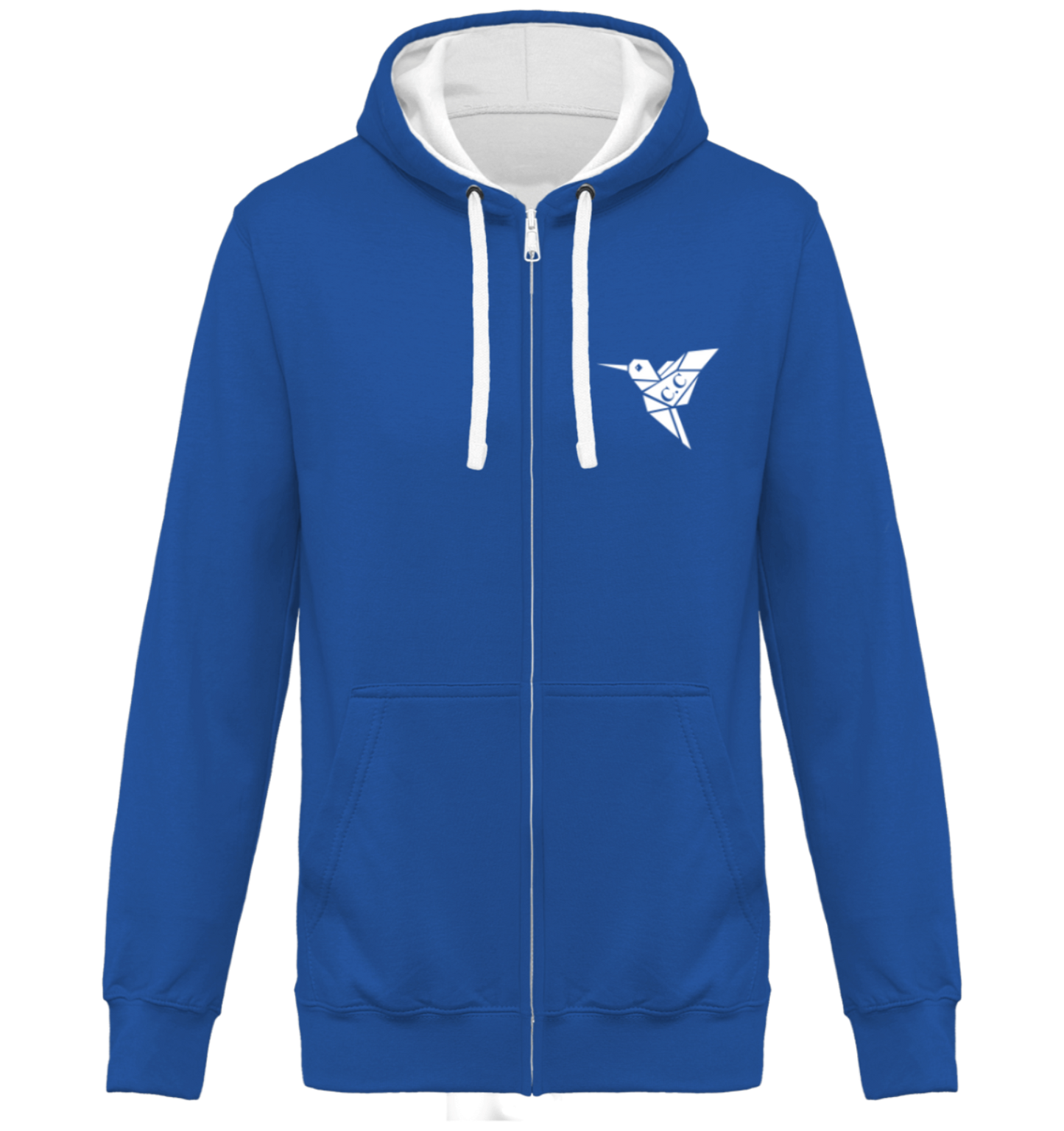Sweat Bicolore Zippé Unisexe C.C Frozen