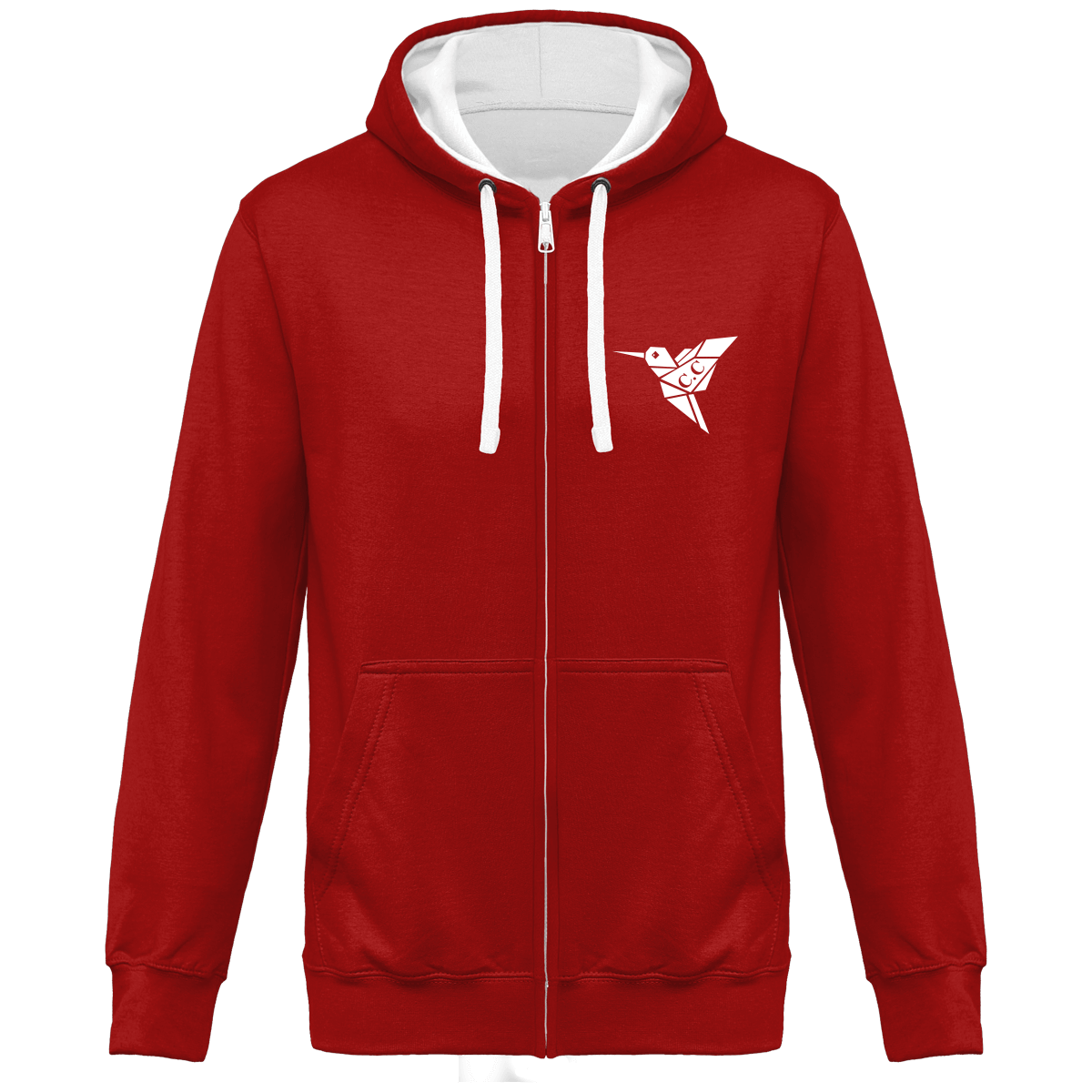 Sweat Bicolore Zippé Unisexe C.C Frozen