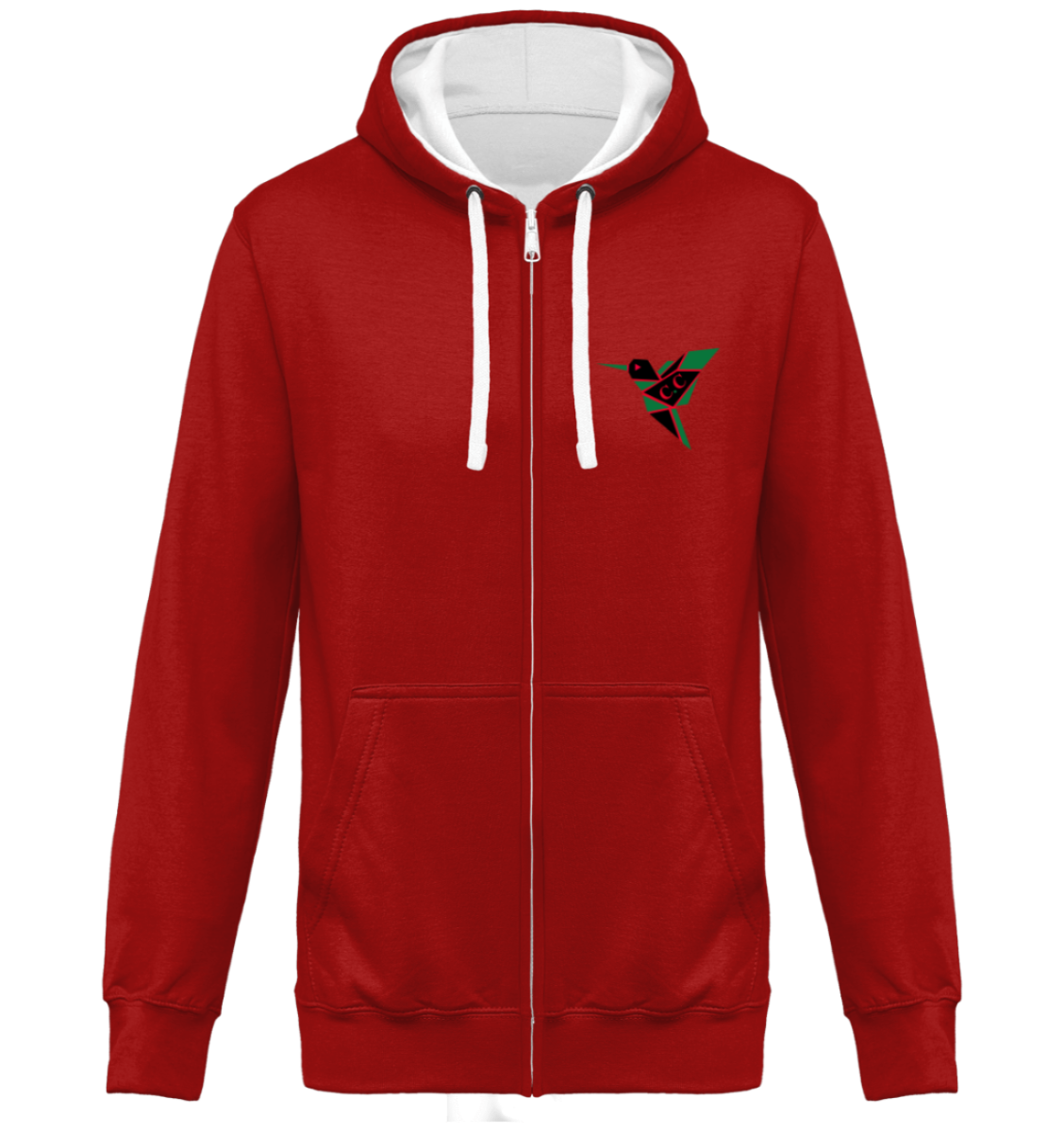 Sweat Bicolore Zippé Unisexe C.C Madasteal