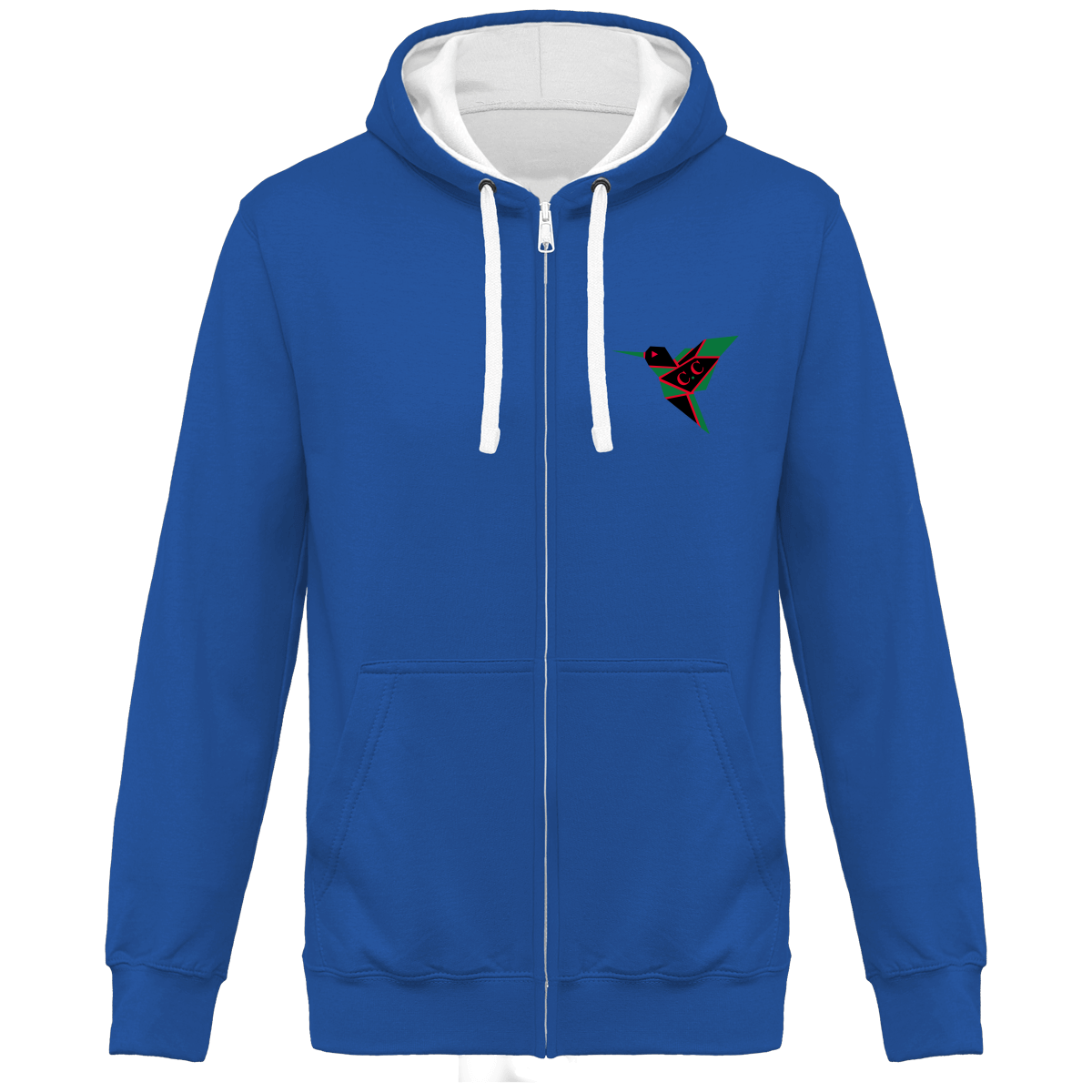 Sweat Bicolore Zippé Unisexe C.C Madasteal