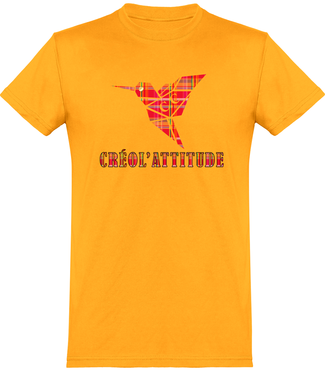 CC Madras unisex T-shirt red Créol'Attitude