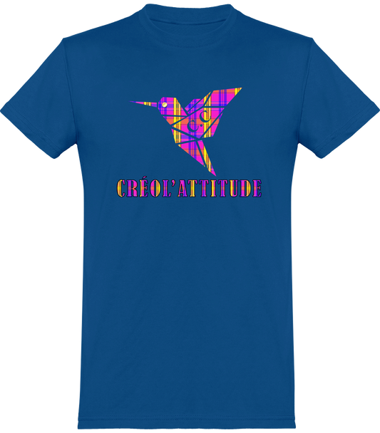 Camiseta unisex CC Madras Violet Créol'Attitude