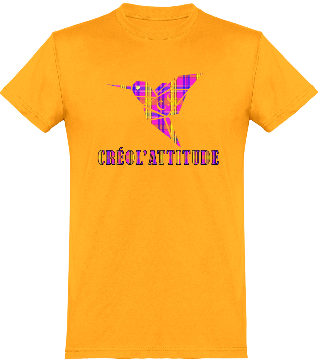 CC Madras Unisex T-Shirt Purple Créol'Attitude