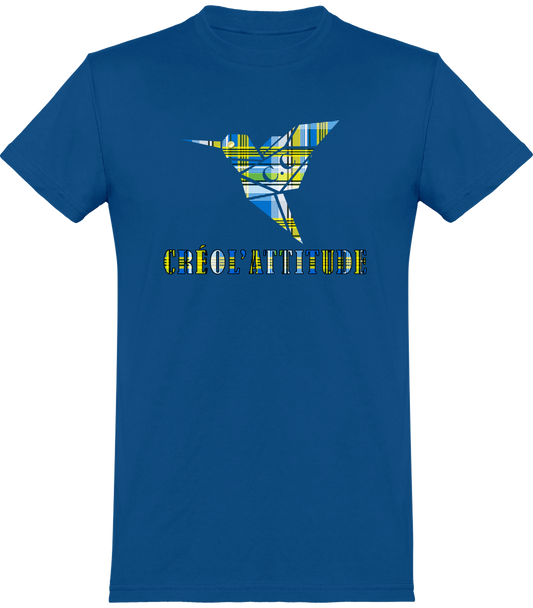 Camiseta unisex CC Madras Blue Creole'Attitude