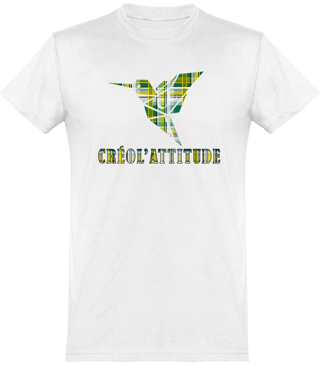 Tee-Shirt unisexe C.C Madras Vert Créol'Attitude