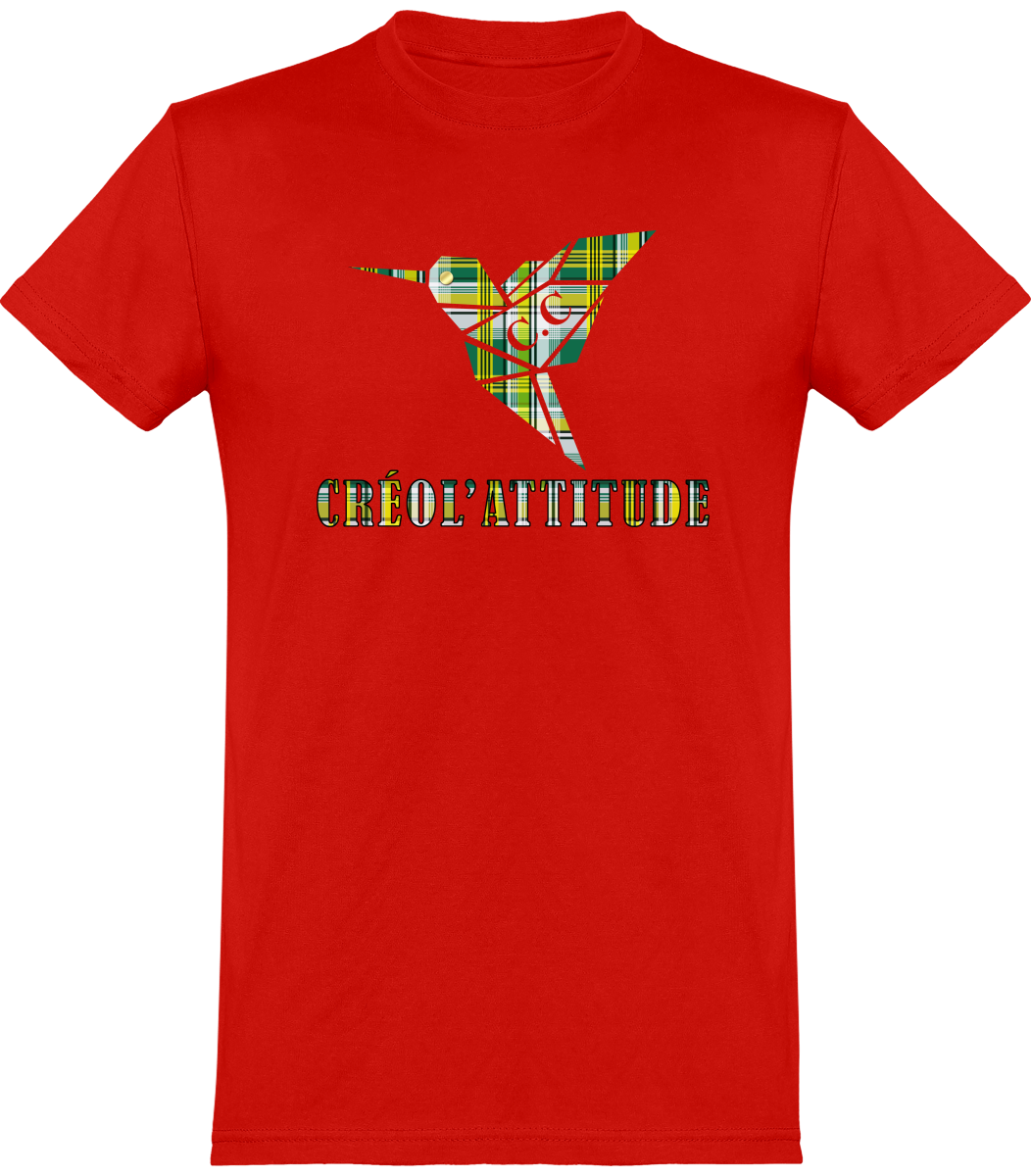 Tee-Shirt unisexe C.C Madras Vert Créol'Attitude