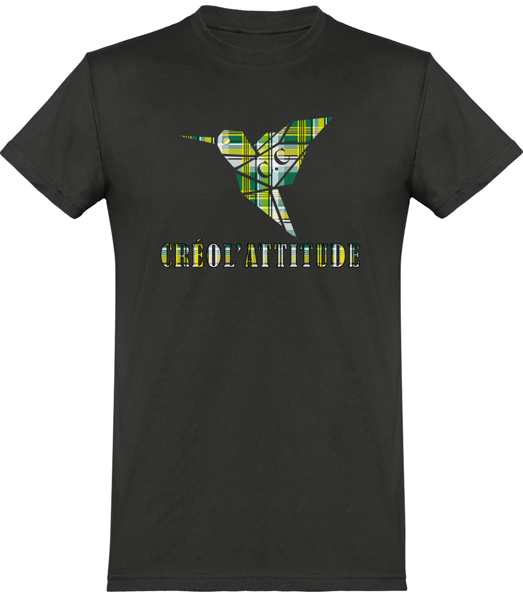 Tee-Shirt unisexe C.C Madras Vert Créol'Attitude