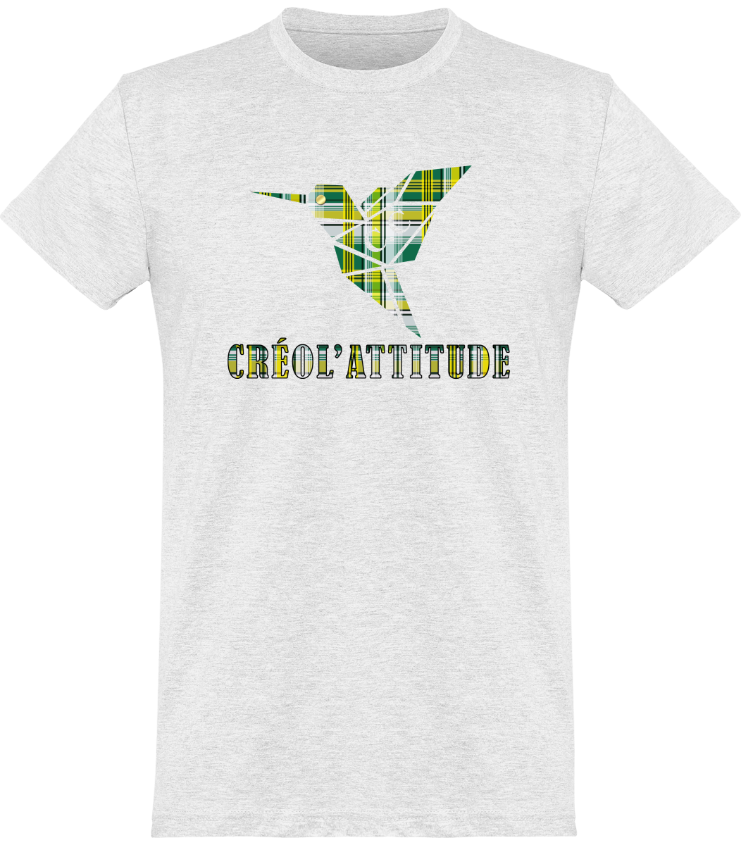 Tee-Shirt unisexe C.C Madras Vert Créol'Attitude