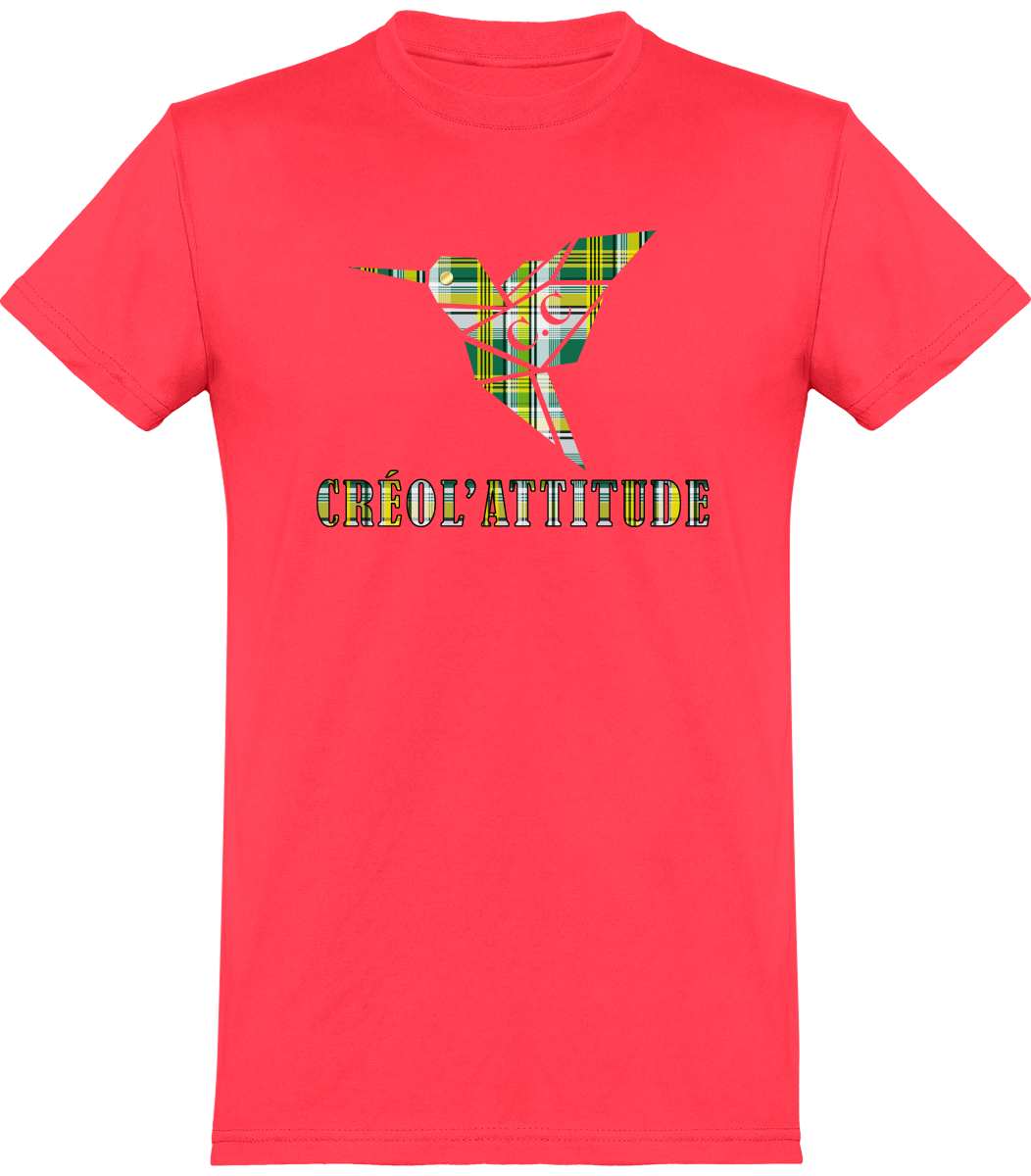 Tee-Shirt unisexe C.C Madras Vert Créol'Attitude