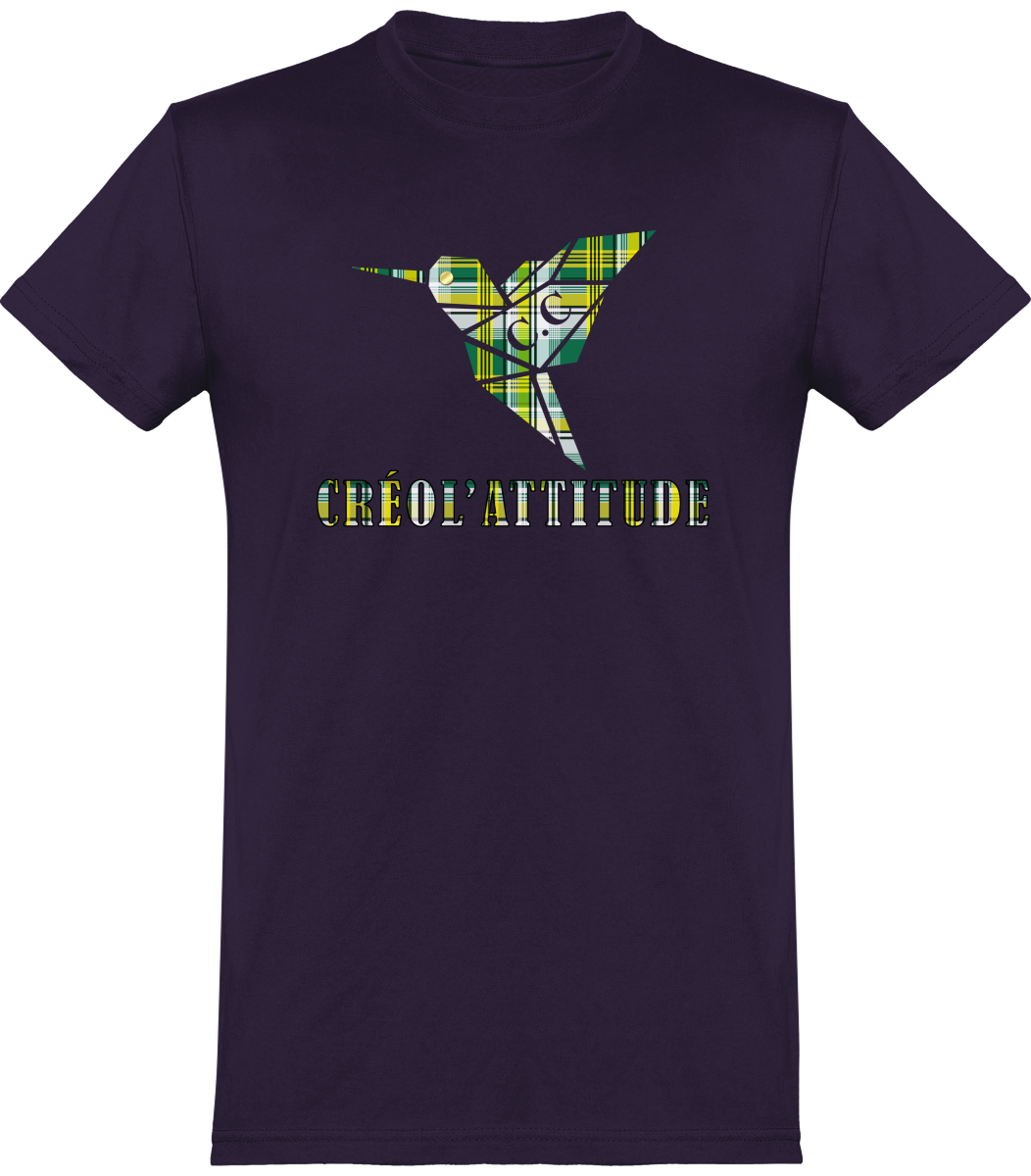 Tee-Shirt unisexe C.C Madras Vert Créol'Attitude