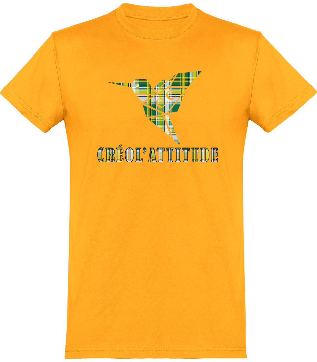 Tee-Shirt unisexe C.C Madras Vert Créol'Attitude