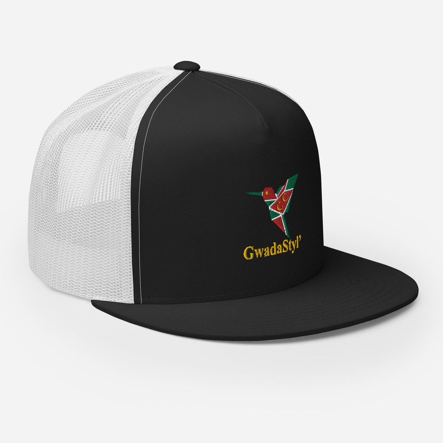 Casquette brodée Trucker Gwadastyl'