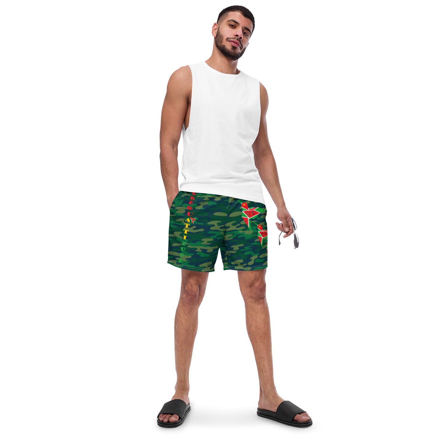 Short de bain Camouflage SPF 50+ C.C GwadaStyl'