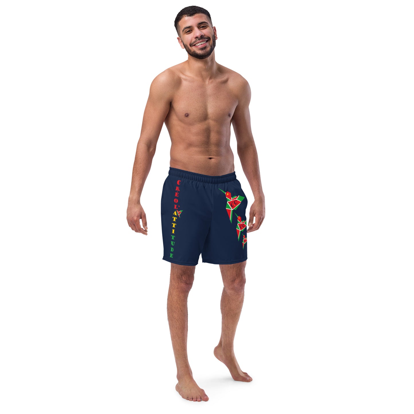 Short de bain SPF 50+ Bleu marine C.C GwadaStyl'