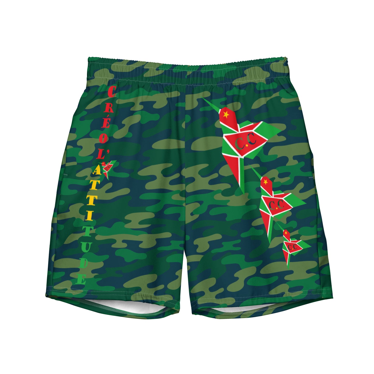 Short de bain Camouflage SPF 50+ C.C GwadaStyl'