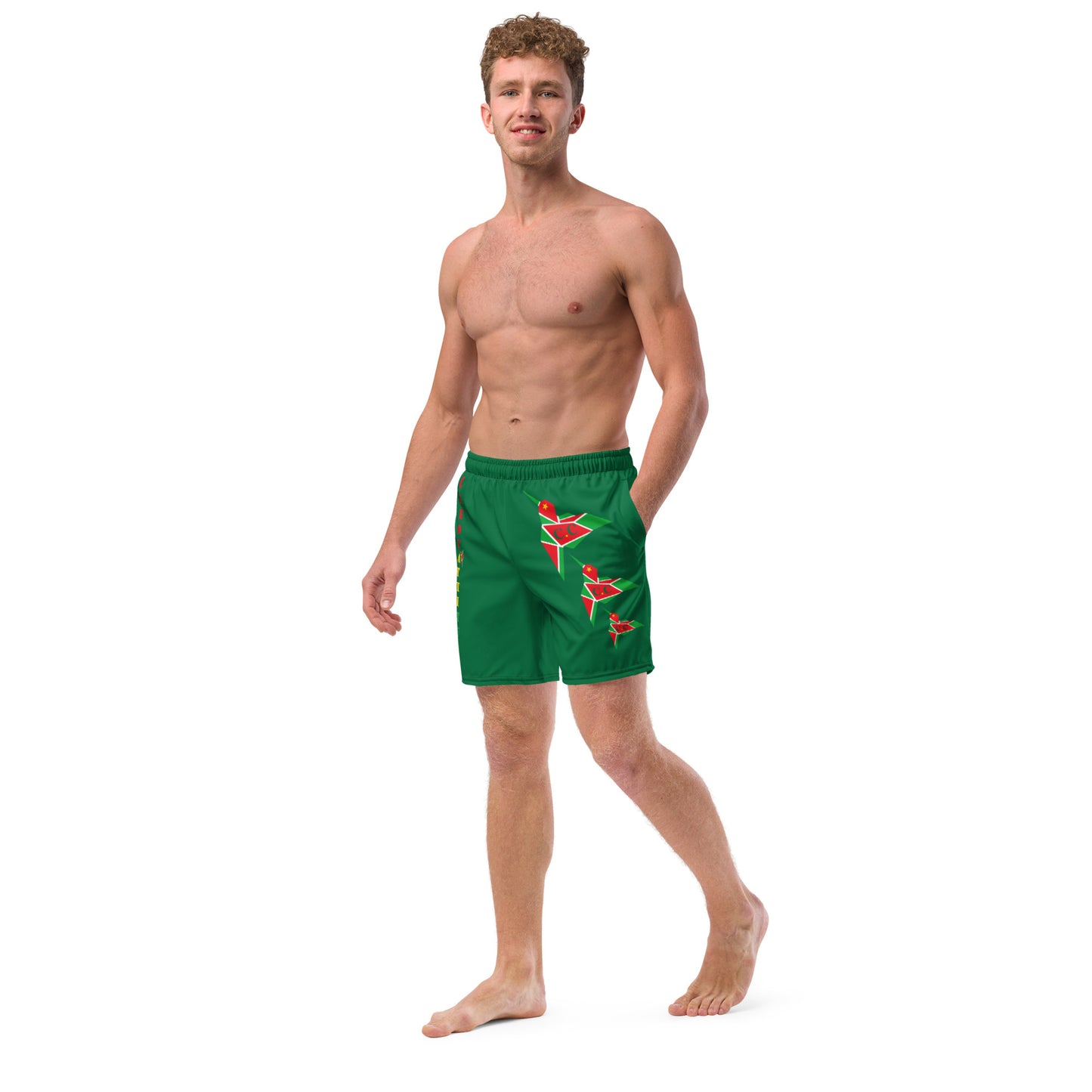 Short de bain SPF 50+ Vert C.C GwadaStyl'