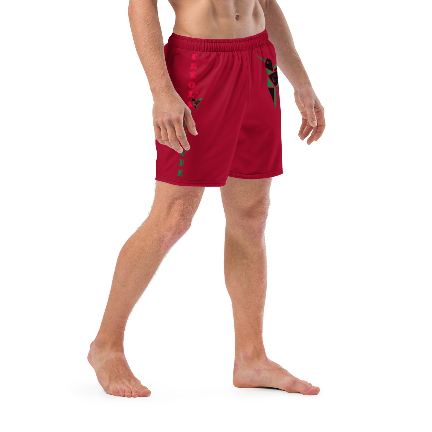 Short de bain SPF 50+ Rouge carmin C.C Madasteal