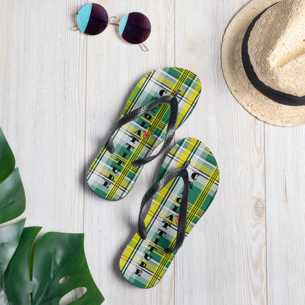 Tong C'A Madras vert