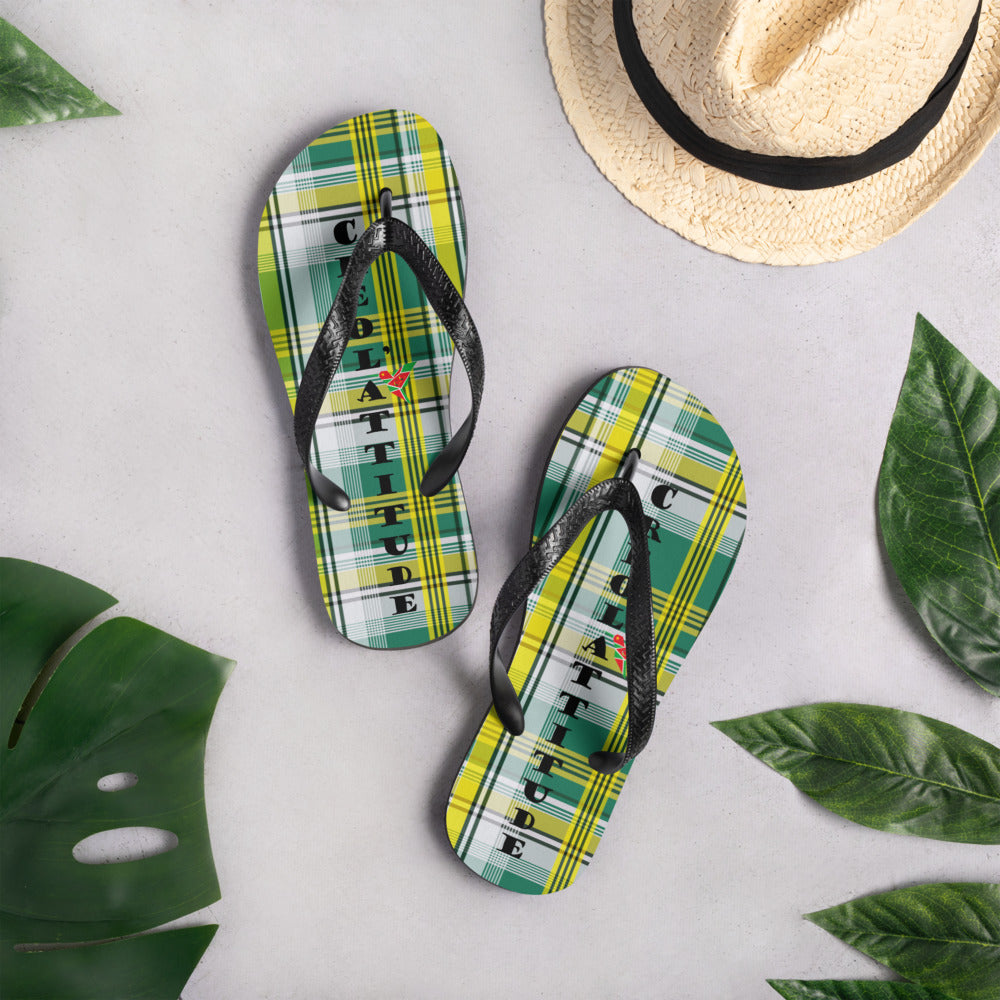 Tong C'A Madras vert