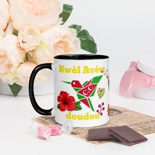 Mug Coloré Noël avec toi doudou- Nwèl Avèw doudou