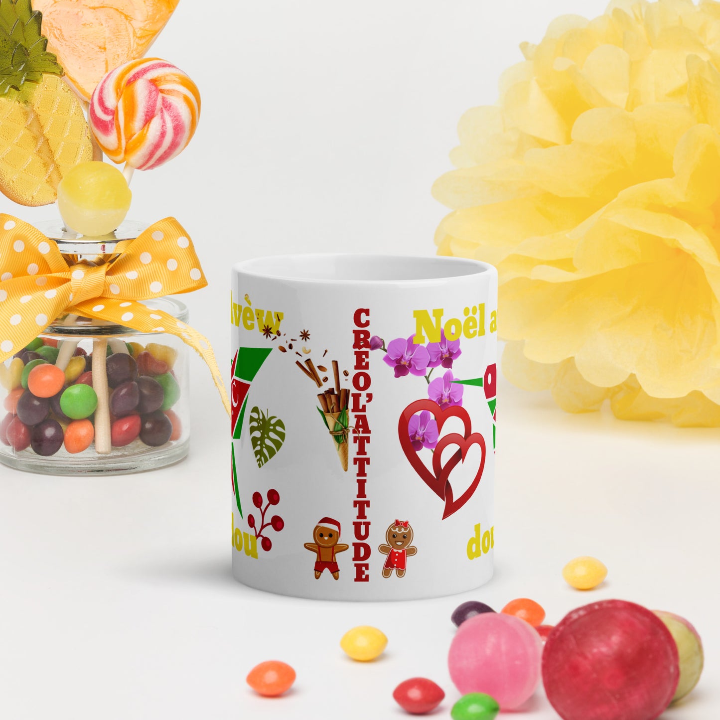 Mug Noël avec toi doudou- Nwèl Avèw doudou!