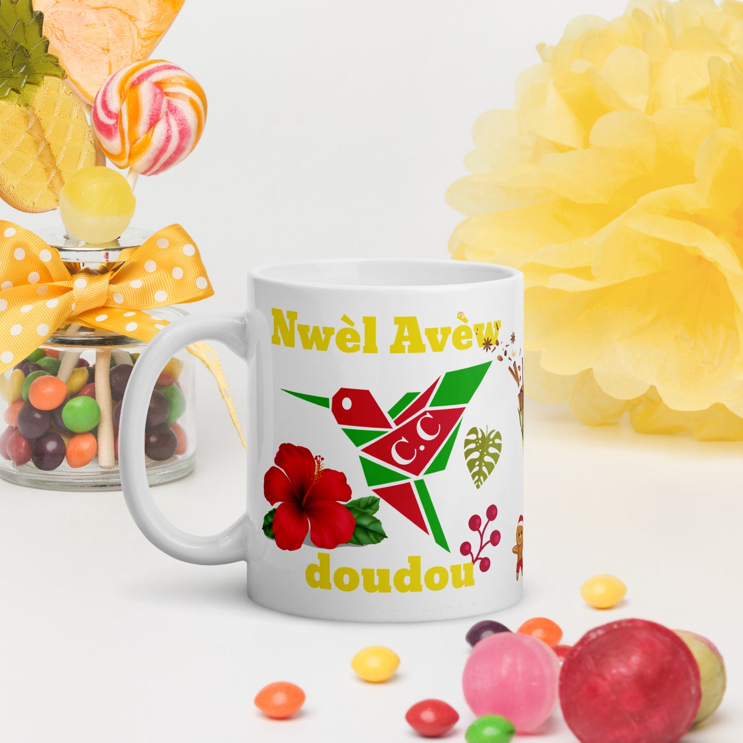 Mug Noël avec toi doudou- Nwèl Avèw doudou!