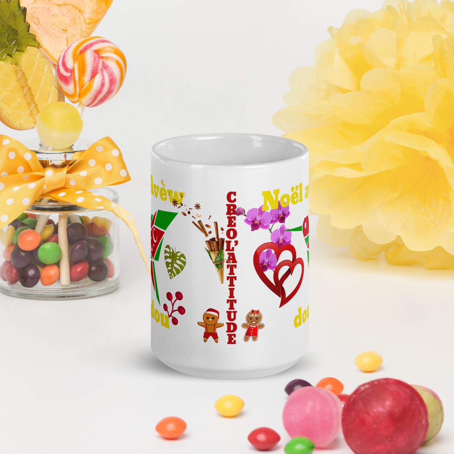 Mug Noël avec toi doudou- Nwèl Avèw doudou!