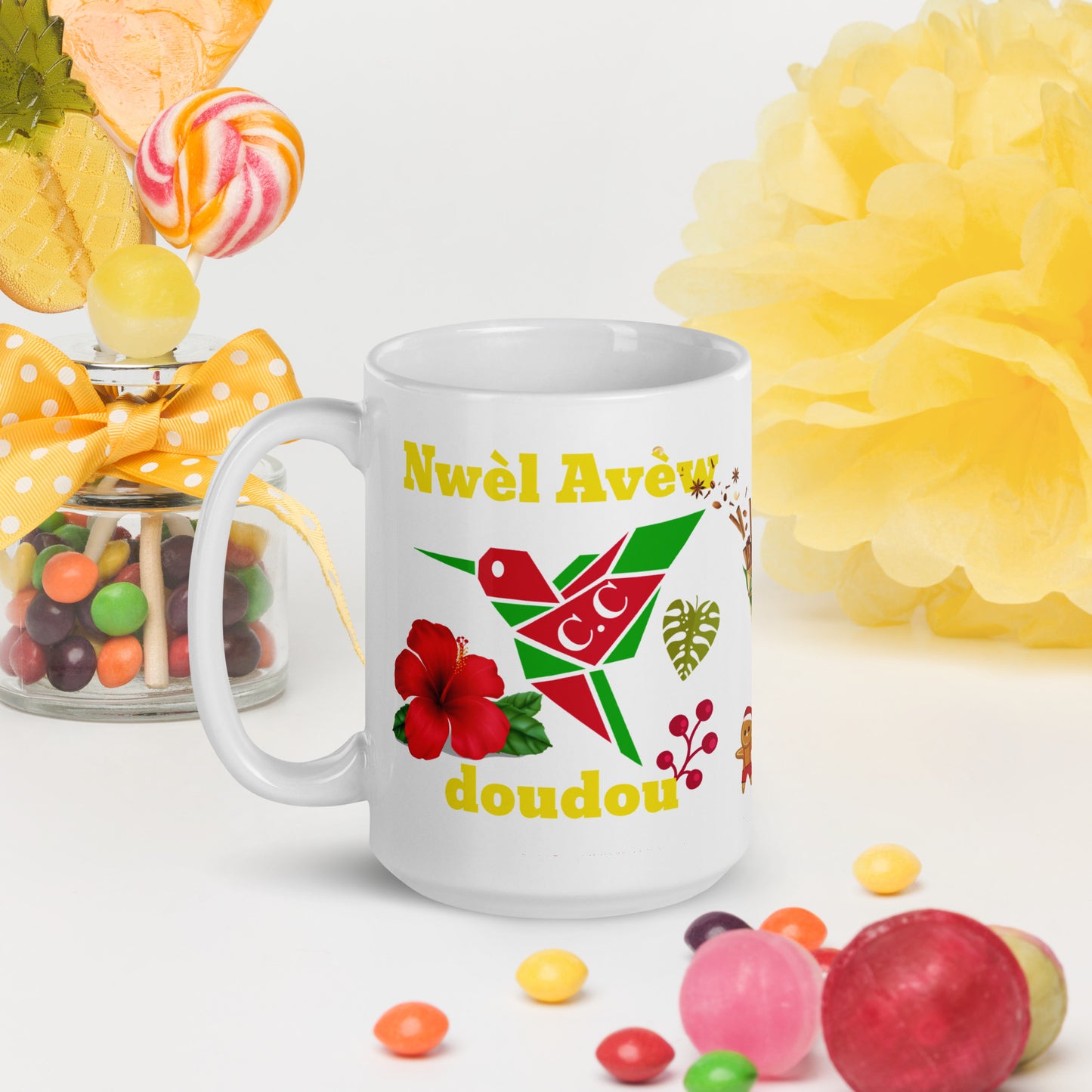 Mug Noël avec toi doudou- Nwèl Avèw doudou!