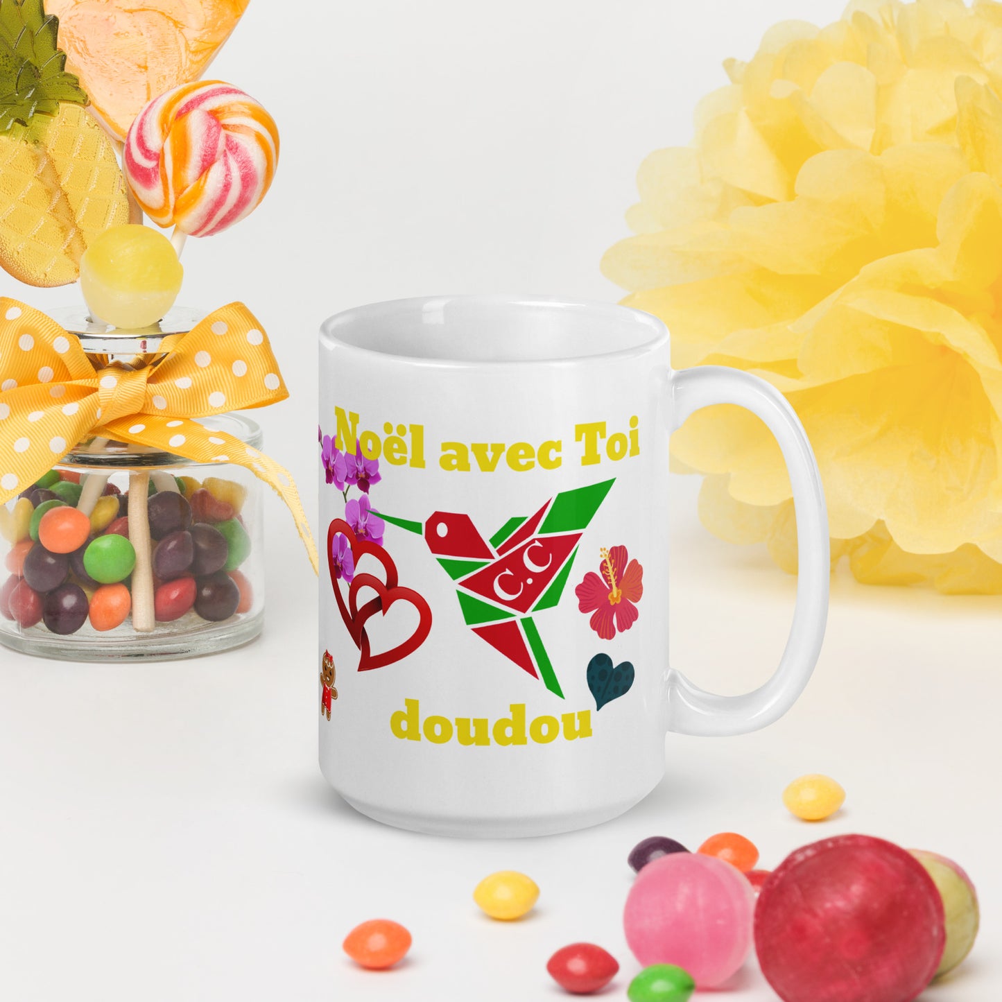 Mug Noël avec toi doudou- Nwèl Avèw doudou!