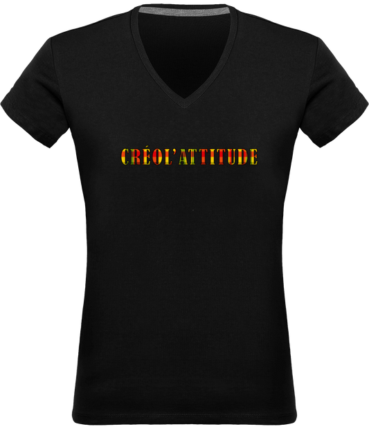 T-shirt Col V Sunshine