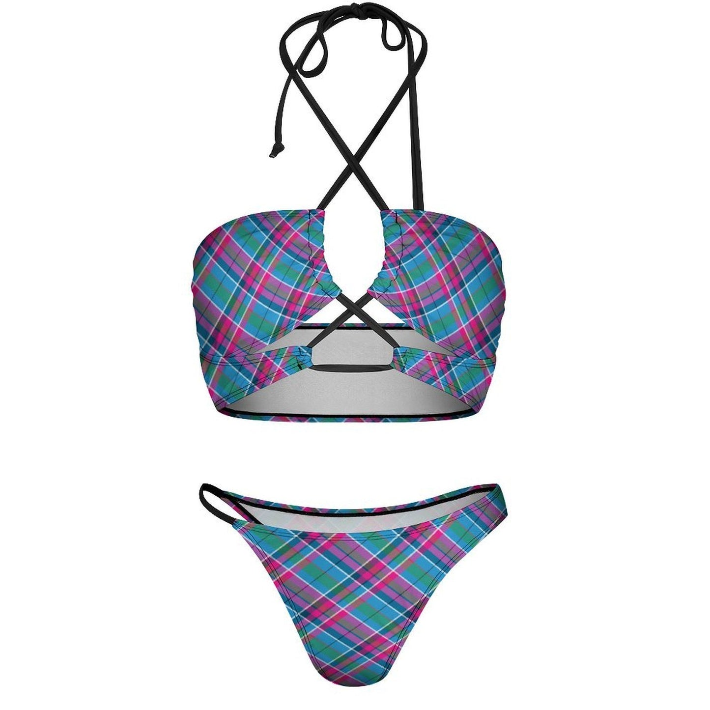 Bikini Papillon Madras Violetta