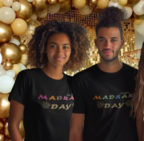 Tee-shirt unisexe édition Madras Day by Créol'Attitude
