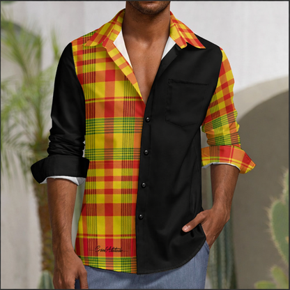 Chemise Madras à manches longues