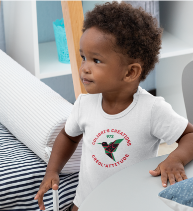 Body de bebé caribeño CA redondo 971 972 973 974