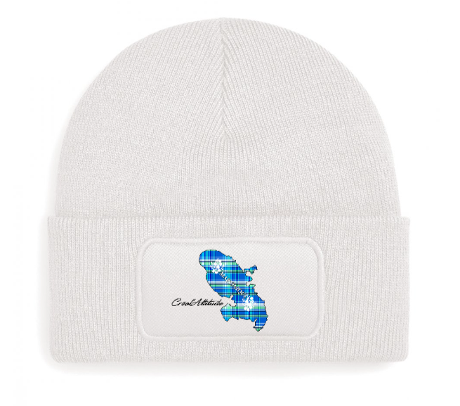 Bonnet Patch Carte Martinique en Madras Créol'Attitude