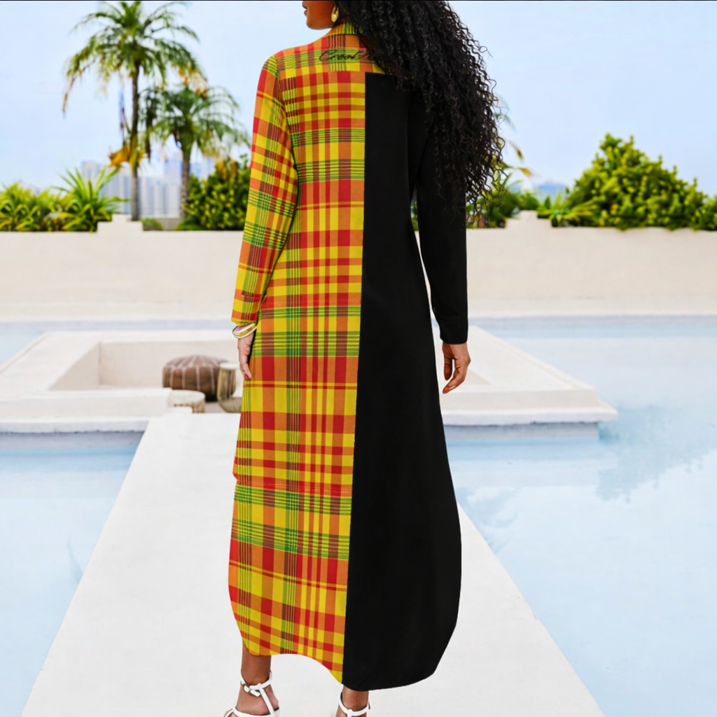 Robe Chemise Madras Sunshine