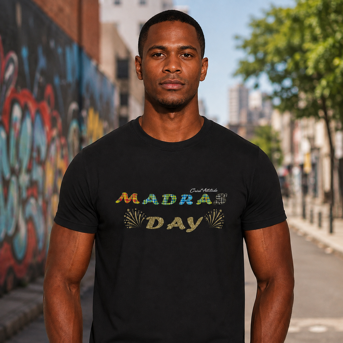 Tee-shirt unisexe édition Madras Day by Créol'Attitude