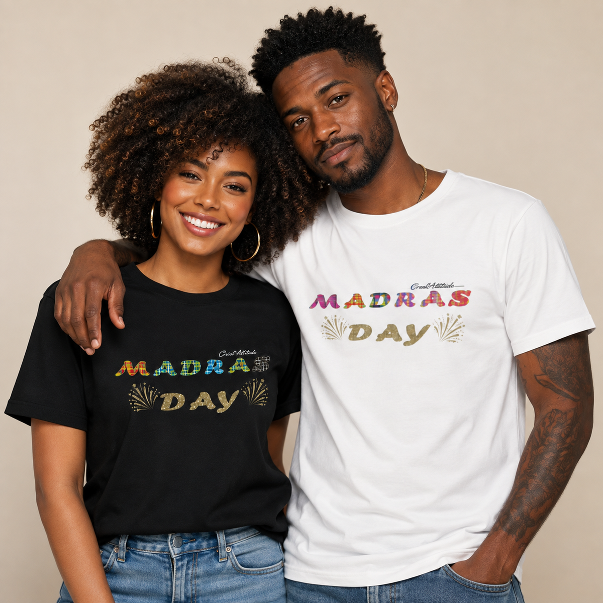 Tee-shirt unisexe édition Madras Day by Créol'Attitude