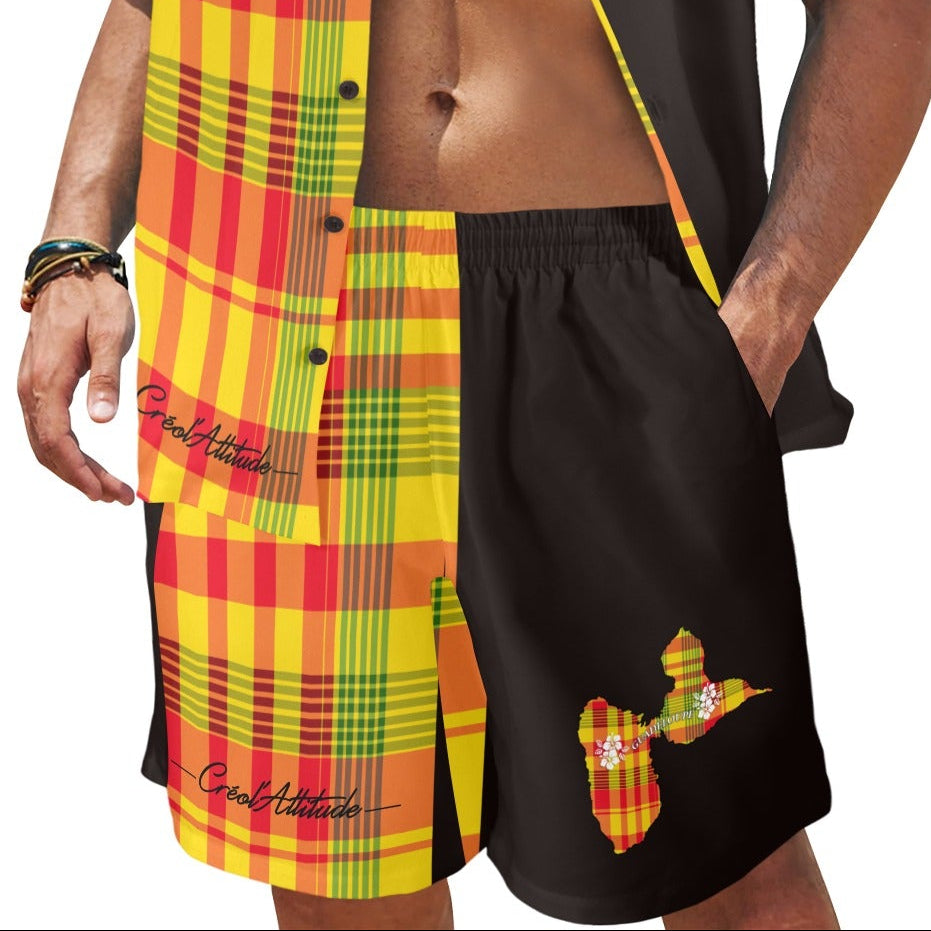 Short Madras Sunshine