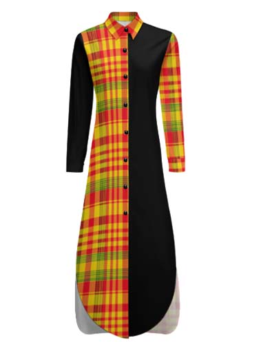 Robe Chemise Madras Sunshine